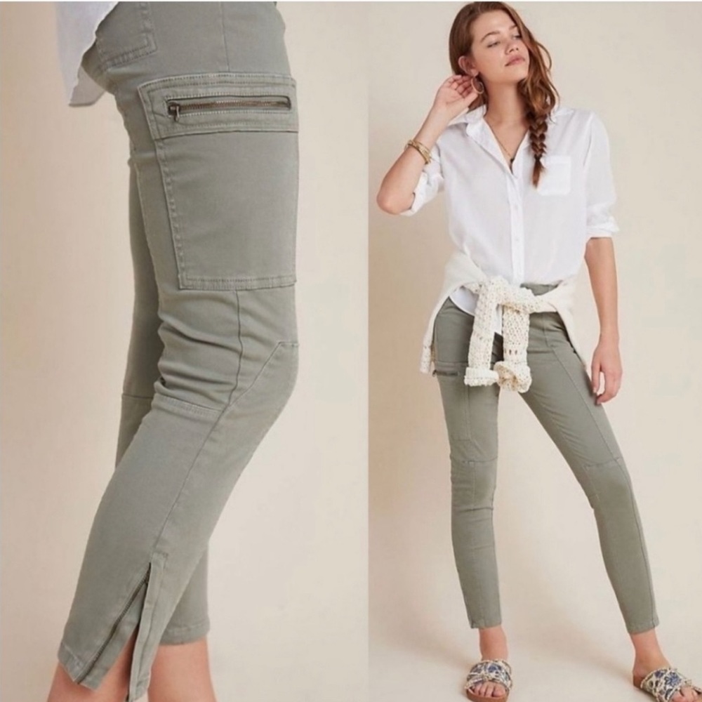 Anthropologie Jefferson Moto Cargo Leggings - Size 26